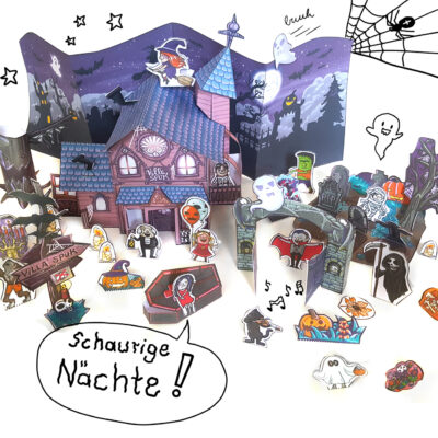 Bastelbogen Halloween