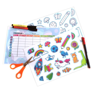 Stundenplan basteln Vorlage kostenlos