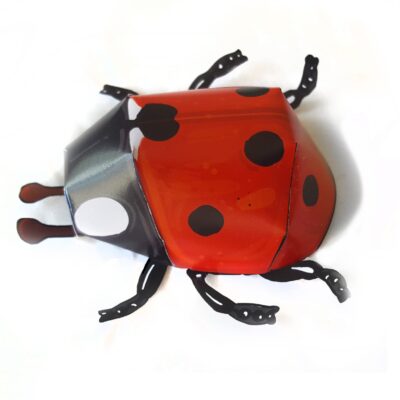 Bastelbogen: Marienkäfer