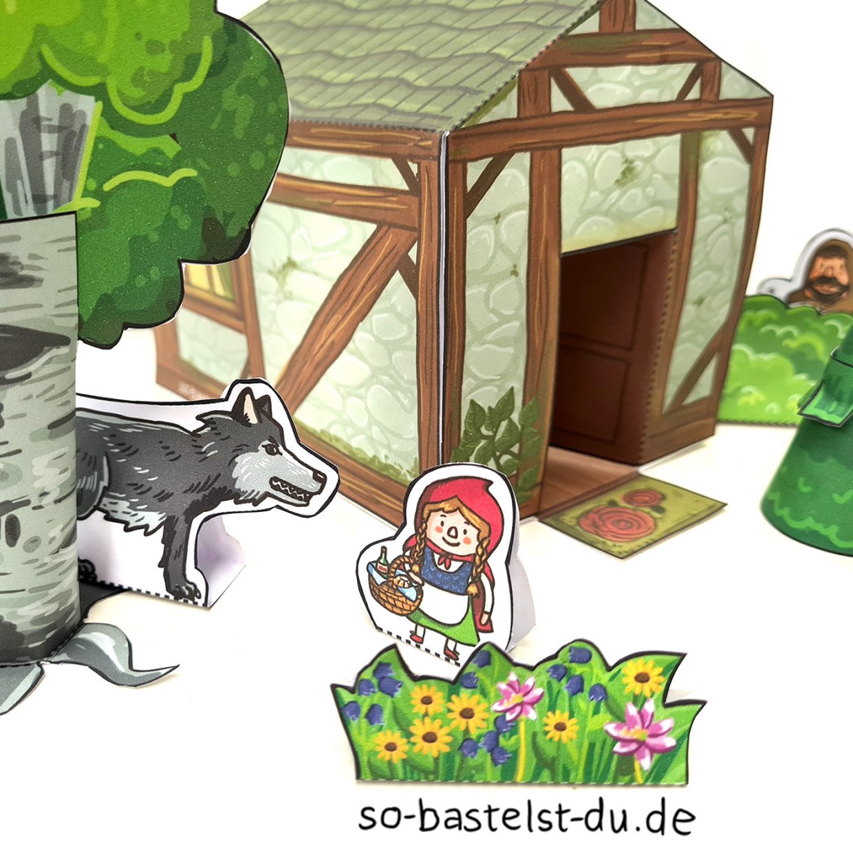 So bastelst du - Bastelbögen zum Ausdrucken