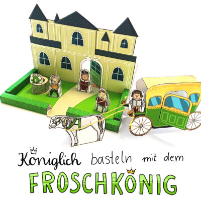 Froschkönig Bastelbogen Märchen