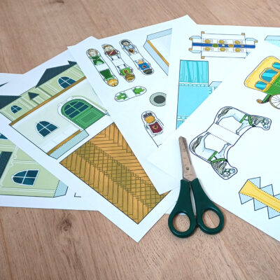 Froschkönig Bastelbogen Märchen