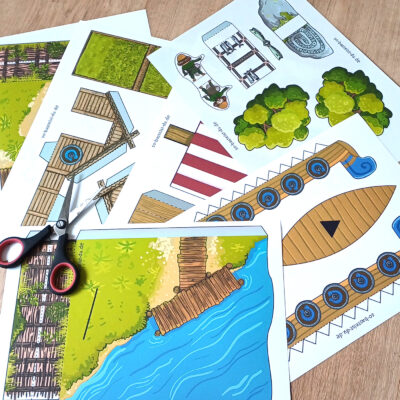 Wikinger Bastelbogen